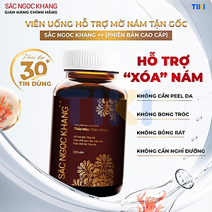 Viên uống Sắc Ngọc Khang ++ (120 viên) dòng cao cấp giúp chống lão hóa, giảm nám sạm và cân bằng nội tiết tố