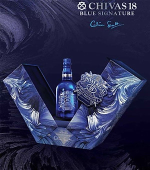 Rượu Whiskey Chivas Regal 18 Blue Signature 700ml có hộp
