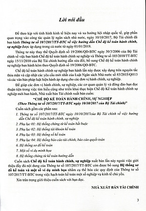 Chế Độ Kế Toán Đơn Vị Hành Chính Sự Nghiệp