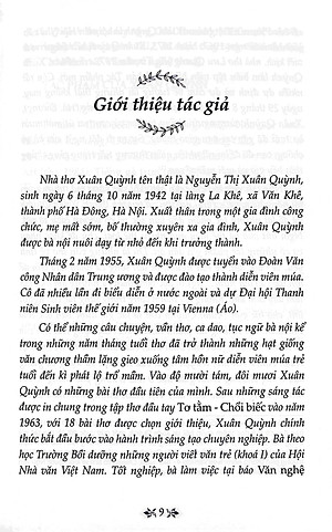 Sách Văn Học Trong Nhà Trường: Thơ Xuân Quỳnh