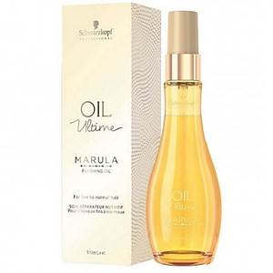 Tinh dầu dưỡng tóc sợi mảnh đến trung bình Schwarzkopf OIL Ultime Marula Finishing Oil 100ml (màu vàng nhạt)