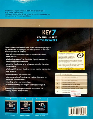Cambridge English KEY - Key English Test 7 with Answers 