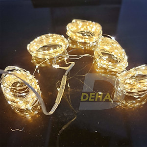 Dây đèn led đom đóm trang trí cắm điện chia nhánh 10 mét mỗi nhánh, không nháy, luôn sáng dây bóng đèn fairy light cao cấp, tinh tế decor phòng, quấn cây, chống nước dùng được ngoài trời ( Tùy chọn màu và chiều dài dây)