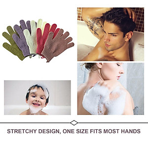 Bao tay tắm găng tay matxa tắm tẩy tế bào chết, tẩy da chết bông tắm giúp kỳ sạch bẩn trên da (nhiều màu) (Xả Rẻ Lấy 5*)