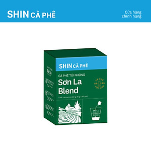 Cà phê Sơn La Blend - SHIN Cà Phê - Túi Nhúng - Hộp 10 gói