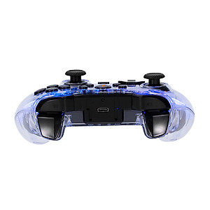 Gamepad Tay cầm chơi game Không Dây EDRA EGP7603 đèn Led - Trong suốt - Hàng Chính Hãng