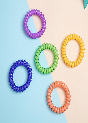 Hộp 10 dây cột tóc lò xo siêu tiện lợi COT99