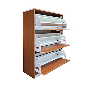 TỦ GIÀY THÔNG MINH 3 KHOANG 9 TẦNG - KHÔNG ẨM MỐC, MỐI MỌT