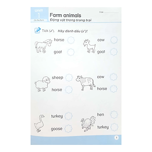 Khoa Học Tiền Tiểu Học Song Ngữ - Sách Luyện Tập 5