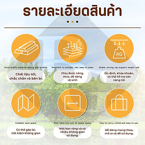 Bàn cắm trại gấp TSD Size:53,95,120cm ,đa năng,dễ mang theo, dã ngoại,có thể gập lại