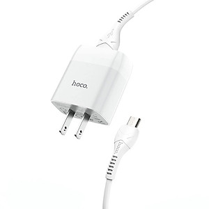 CỐC SẠC NHANH 12W 2 CỔNG CHỐNG CHÁY NỔ HOCO C73 - CỦ SẠC ĐA NĂNG 2.4A CHO CÁC DÒNG ĐIỆN THOẠI CHÍNH HÃNG