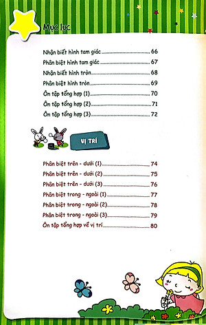 Sách Toán Học Cho Trẻ Mẫu Giáo: Lớp Mầm 1