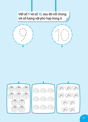 Sách Tiny Paws - Cùng Gấu Con Học Số 123 - Từ 6 Đến 10