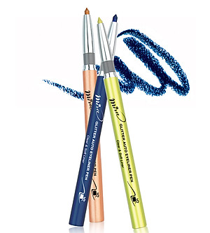 Chì mí kim tuyến Mira Glitter Auto Eyeliner Pen Hàn Quốc No.304 Pearl Black tặng kèm móc khoá