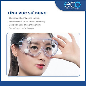 Kính bảo hộ lao động 3M cao cấp Mỹ 11621AF chống bụi, chống hóa chất, chống sương mờ, kính phun thuốc trừ sâu