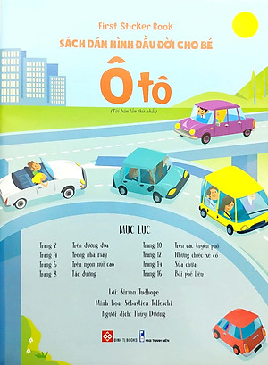 First Sticker Book - Sách Dán Hình Đầu Đời Cho Bé - Ô Tô