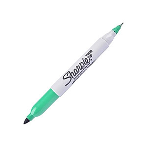 Bút Lông Dầu SHARPIE TWIN TIP 32204 - Xanh Lá