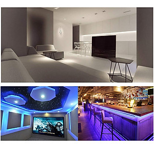 Cuộn Đèn LED Trang Trí Quấn Cây RGB Siêu Sáng, Dài 5M Kèm Remote 44 Phím