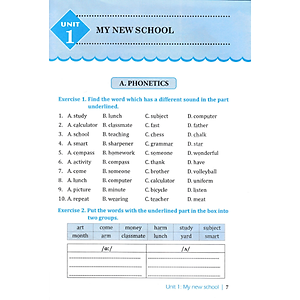 Sách GLOBALL SUCESS - Vở bài tập tiếng anh lớp 6 tập 1 (có đáp án)