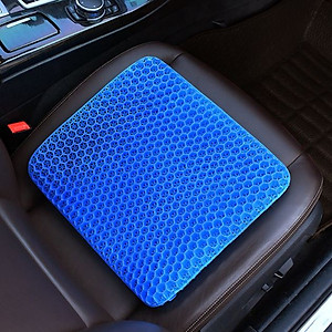 Đệm Ngồi 3D Silicon 2 Lớp Tổ Ong Lót Ghế Thoáng Khí Chống Đau Mỏi Lưng miDoctor