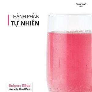 Viên sủi chuyển hoá chất béo Balporo BBae Hàn Quốc, hỗ trợ giảm cân, dưỡng da sáng mịn, phân phối độc quyền bởi BBae Lab