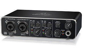 Card âm thanh Behringer U-PHORIA UMC202HD - Chính hãng