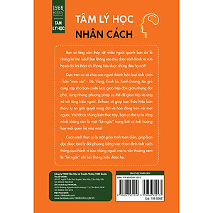 Sách Tâm Lý Học Nhân Cách (Thuật Đọc Tâm Lý Đối Phương Qua Nhận Định Tính Cách)
