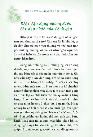 Sách 5 Ngôn Ngữ Yêu Thương Dành Cho Trẻ Em (Tái Bản)