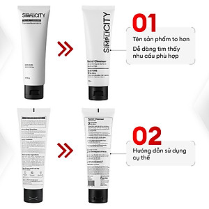 Sữa rửa mặt dưỡng ẩm Facial Cleanser Men Stay Simplicity
