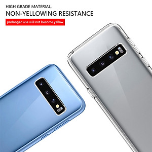 Ốp lưng chống sốc cho Samsung Galaxy S23 Ultra S22 S21 FE Ultra Z Flip 3 4 Fold 3 4 Note 10 Plus Lite hiệu Likgus Crashproof mặt lưng cường lực viền dẻo chống ố vàng - Hàng nhập Khẩu