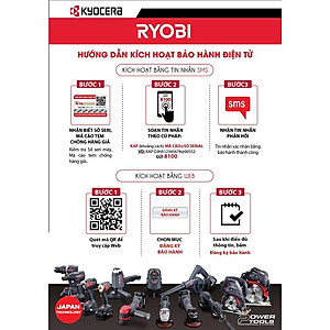 Máy đo khoảng cách laser (laze) RYOBI (KYOCERA) - LDM-410 - Hàng Chính Hãng