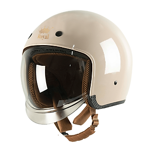 Mũ bảo hiểm xe máy 3/4 kính âm Royal M139 màu trơn, kính âm màu trà hạn chế chói nắng, nhiều size cho nam và nữ