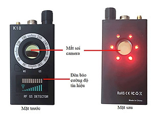 Máy dò K18 cao cấp - Thiết bị phát hiện theo dõi K18 RF Detector