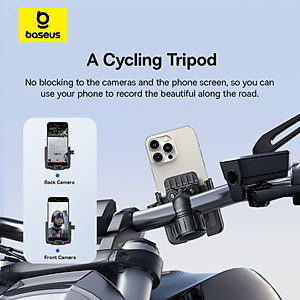 Giá đỡ Baseus GoTrip Series Bike Phone Mount Cluster điện thoại cho xe đạp - Hàng chính hãng