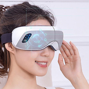 Máy massage mắt thông minh Kagawa [CAO CẤP] xoa dịu mỏi mắt, giảm thâm quầng, tích hợp loa nghe nhạc dễ ngủ