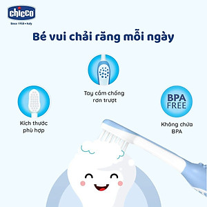 Bàn chải đánh răng cho bé Chicco 6M+