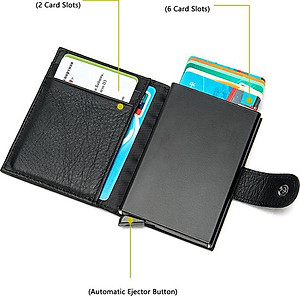 Ví đựng thẻ card với nút bấm tự động Marrant BHM8602