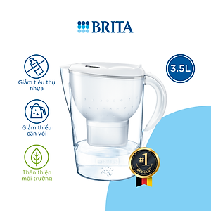 Bình Lọc Nước BRITA Marella XL White - 3.5L (Kèm Maxtra Plus)