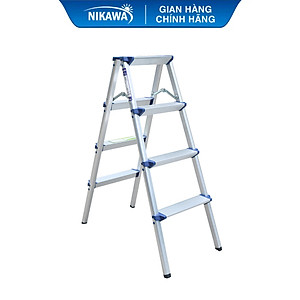 Thang Nhôm Gấp Chữ A , Siêu Nhẹ , chính hãng Nikawa,  NKD 3,4,5 bậc ( 75cm-125cm)