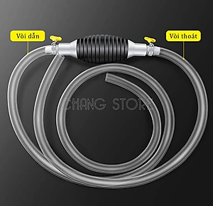 Dụng cụ bơm KG70 hút rượu, xăng dầu chất lỏng bóp tay dễ thủ công đa năng dài 1m - Hàng chính hãng