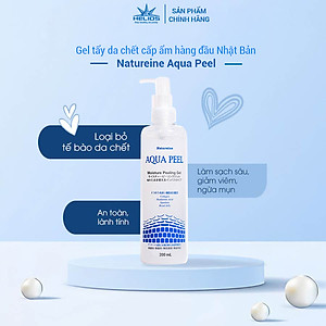 Natureine AQUA PEEL Moisture Peeling Gel - Chai 200ml - Gel tẩy tế bào da chết, cấp ẩm Nhật Bản - Chính Hãng 