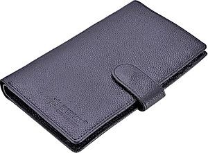 Ví Nam Dáng Đứng Huy Hoàng HT2145 (12.5 x 10 cm) - Đen