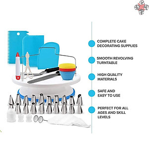Set 106 Dụng Cụ Trang Trí Bánh Kem Bằng Thép Không Gỉ