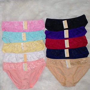 COMBO 10 QUẦN THUN LẠNH PHỐI REN giao nhiều màu