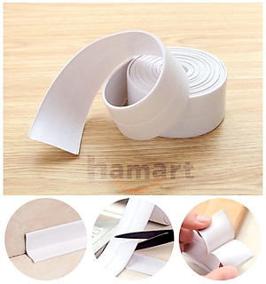 Băng Keo PVC Dán Viền Bếp Chống Dầu Mỡ Bản 3.8cm Băng Dính Dán Mép Tường Chống Ẩm Mốc