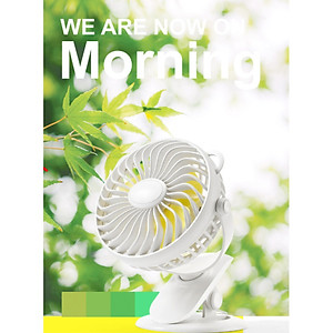 Quạt sạc tích điện cao cấp thông minh tiên lợi, vừa kẹp kết hợp để bàn OLAPLE (giao màu ngẫu nhiên) - Hàng nhập khẩu