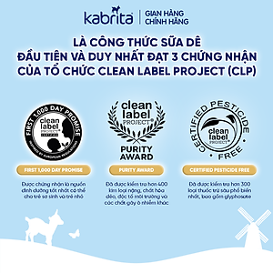 [Phiên bản mới] Sữa dê Kabrita số 1 cho trẻ 0-12 tháng - Lon 800g