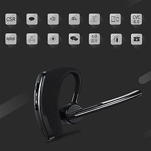 Tai Nghe V8 Tai Nghe Âm Thanh Nổi Hifi Bluetooth Tai Nghe Mic Rảnh Tay Không Dây Có Nút Tai Nghe Móc Tai Giảm Tiếng Ồn - Hàng nhập khẩu