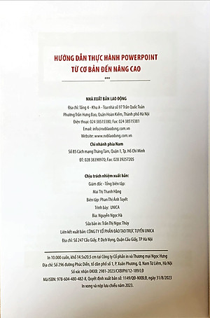 Sách Hướng dẫn thực hành Powerpoint từ cơ bản đến nâng cao