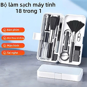 Bộ Dụng Cụ Vệ Sinh Tai Nghe, Bàn Phím, Máy Tính Đa Năng 7 Trong 1, Nhỏ Gọn, Tiện Lợi , Bộ Vệ Sinh Laptop Đa Năng 7 in 1 7in1 Cao Cấp Vệ Sinh Tai Nghe Điện Thoại, Màn Hình, Máy ảnh Nhựa Abs Cao Cấp Dùng Cho / Airpods / iPhone / iPad Quà - Hàng Nhập Khẩu 1